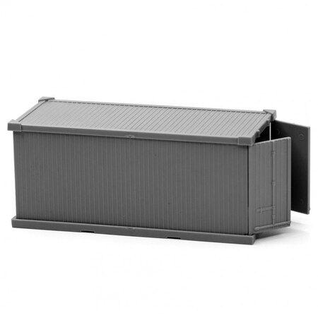 Thinkandplay 20 ft. Bones Black Shipping Container Miniatures & Miniature Games TH2737709